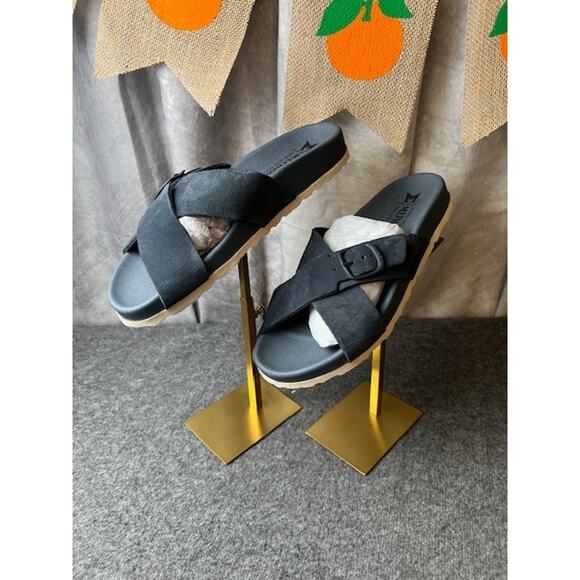 Mephisto Shoes - Kennie LMPFSA60 Women Shoe Size 9.5 M (EU 40) Navy Suede Slide by Mephisto